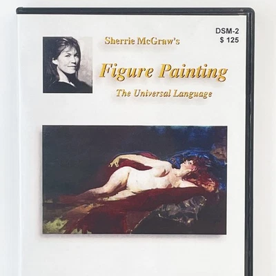 Juego de 2 DVDs de instrucciones de pintura al óleo de Sherrie McGraw pintura de figuras Foto 1 de 4