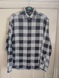 Camicia uomo Gant doppia trama taglia grande check manica lunga buone condizioni - Foto 1 di 8