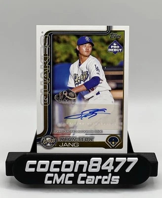HYUN-SEOK JANG 2025 Topps Pro Debut Auto #PD-179 - Image 1 of 2