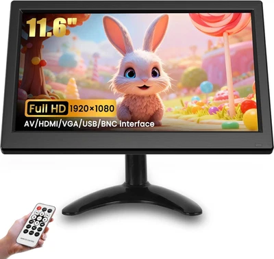 11,6 Pollici Monitor Portatile HD 1080P Display CCTV Monitor Integrato Con Altop - Immagine 1 di 4