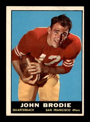 1961 年 Topps #59 John Brodie RC VGEX X3598224 — 第 1/3 张图片