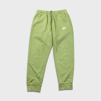 Pantalones deportivos Nike para hombre grandes verdes Swoosh pierna cónica polar jogger Foto 1 de 4