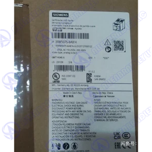 3RW5075-6AB14 SIEMENS SIEMENSS Soft Starter Spedizione Celere UPS Express Spot Goods ZR - Foto 1 di 5