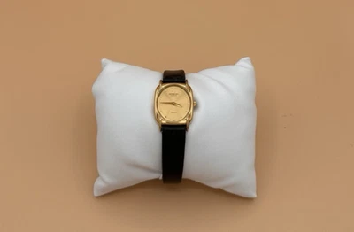 PRICE DROP! Raymond Weil Watch Women 20mm Gold Dial Gold Plated Rectangle 5787 - Image 1 of 4