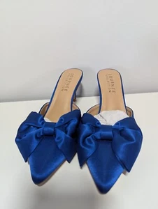 Journee Collection Women's Blue Heels 8.5 New w/o Box - Picture 1 of 4