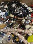 Huge Vintage To Now Jewelry Lot - Broken And Junk -for Craft 2 Lbs-beads-ap1