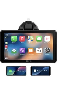 Essgoo A-pple Carplay & Android Auto, 7 Inches Carplay Screen for Car - Picture 1 of 5