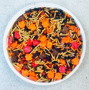 Turkey Time Thanksgiving Confetti Edible Party Sprinkles- U Pick The Amount      - Picture 1 of 1