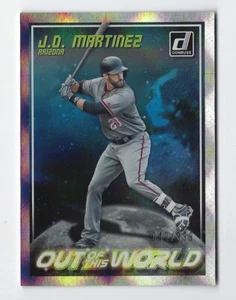 2018 Donruss #OW8 J.D. Martinez Out Of This World #'d 042/999 ~ Diamondbacks - Picture 1 of 2