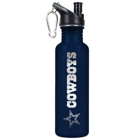 Great American Products Stainless Steel Water Bottle 26 OZ - NFL Dallas Cowboys Cover