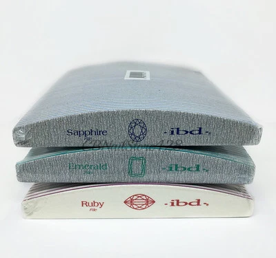 IBD JEWEL Nail FILES - Set of 5ct IBD Sapphire/Ruby/Emerald- Pick Any Kind - Image 1 of 2