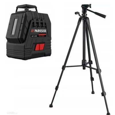 Parkside PKLLP 360 gradi Livella Laser portatile accessori trepiedi batteria - Immagine 1 di 3