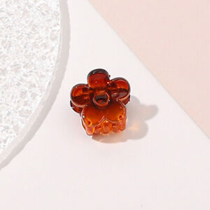 Women Girls Printed Flower Hair Clips Butterfly Crab Claw Hair Clamp Accessorie❉