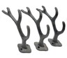 Cast Iron Vintage Western Rustic Stag Deer With Crown Antlers Wall Key– Ebros Gift