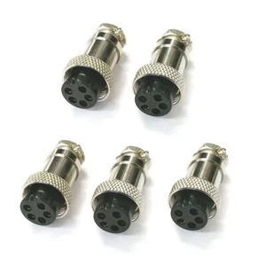 5-Pack 5 Pin Ham CB Radio Microphone Mic Cable Plug for Cobra Uniden President - Zdjęcie 1 z 4