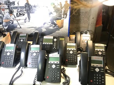 Lot 9 telephones Polycom Soundpoint IP 331 - Image 1 of 3