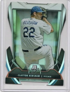 2013 Bowman Platinum Cutting Edge Stars Baseball Card #CK Clayton Kershaw - Picture 1 of 2