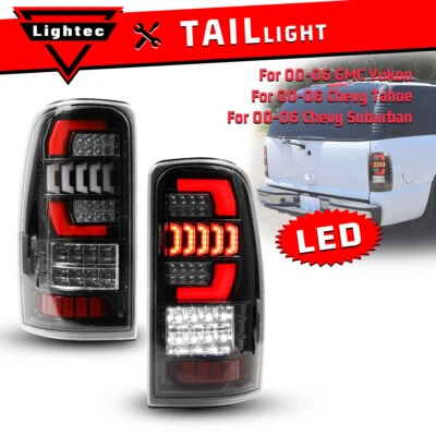 Luces traseras LED transparentes para Chevy Suburban 1500 2500 Tahoe GMC Yukon XL 2000-2006 Foto 1 de 4