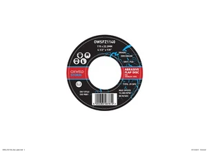 20 x Pack 115mm (4.5") x 22.2mm Zirconium Flap Discs Angle Grinder 40 GRIT Z40 - Picture 1 of 2