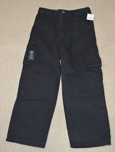 Tony Hawk Child Boys Jet Black Microfiber Cargo Pant Size 7X