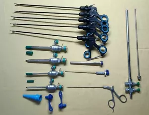 16pc Laparoscopic Surgery Set 5mm/10mm Endoscopy Reusable Surgical Instruments - Picture 1 of 12