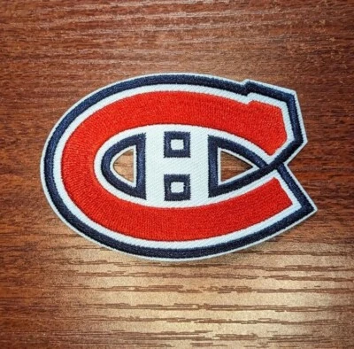 Montreal Canadiens Hockey NHL Habs Sports Embroidered Iron On Patch 3.5x2" - Image 1 of 3