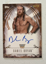 Daniel Bryan 2016 Topps WWE Undisputed Autograph Card Auto Bronze #16/99