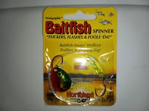 Northland Tackle Baitfish Crawler Harness Walleye Spinner - #4 colore persico oro - Foto 1 di 1