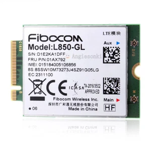 Tarjeta L850-GL LTE 4G WWAN 01AX792 para Thinkpad L580 L490 X380 Yoga X1 carbono 6to - Imagen 1 de 5