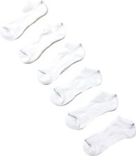 Calvin Klein Men S Breathable Top Low Cut Athletic Sports Socks One Size White