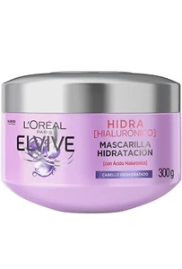 1 L’OREAL PARIS ELVIVE HIDRA HIALURO/HIDRATACION/MASCARILLA/HYDRATING HAIR MASK - Picture 1 of 3