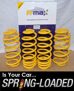 A-MAX Lowering Spring Kit -30mm for Audi A3 II 2.0 FSI DSG/1.9/2.0TDI 2003-2012 - Picture 1 of 1