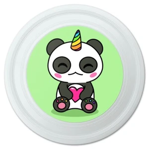 Carino Kawaii Unicorno Panda che tiene il cuore novità 9" disco volante - Foto 1 di 3