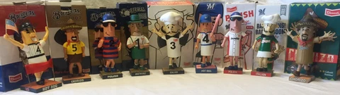 PICK YOUR FAVORITE RACING SAUSAGE BOBBLEHEAD SGA MILWAUKEE BREWERS ~ NIB Cover