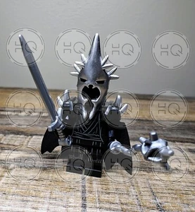 **NEW** LEGO Lord Of The Rings Witch King Minifigure w/ Custom Accessories - Picture 1 of 6