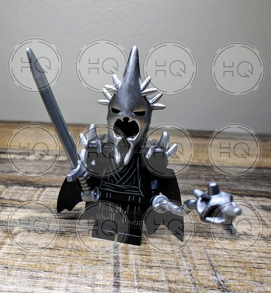 **NEW** LEGO Lord Of The Rings Witch King Minifigure w/ Custom Accessories - Image 1 of 4