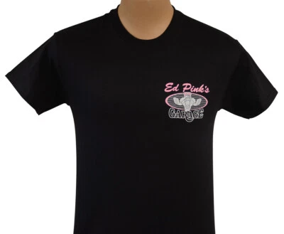 GILDAN ED PINK'S GARAGE T-SHIRT ED PINK RACING, THE OLD MASTER