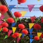 Eye Catching Triangle Flags Bunting Banner for Wedding Decor (50M 100M)