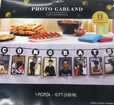 12ft. Congrats Grad Photo Garland - Image 1 of 2