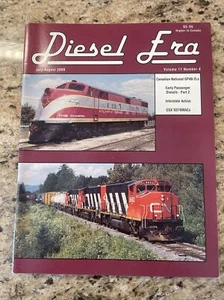 Diesel Era Magazine 2000 July August CN GP40-2L Early passenger diesels CSX SD70 - Picture 1 of 1