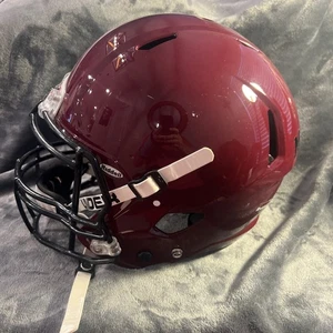 2023 Riddell Victor I Youth Large L / XL Football Helmet EUC Ships Free Maroon - Picture 1 of 10