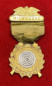 1916 **NATIONAL WOMAN SUFFRAGE ASSOCIATION** GOLDEN-JUBILEE MILWAUKEE, WI MEDAL! - Picture 1 of 15