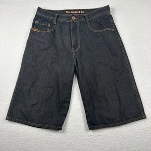 Vintage 5ive Jungle & Co Baggy Jean Shorts Men’s 34 Blue Jorts Skater Y2K - Picture 1 of 11