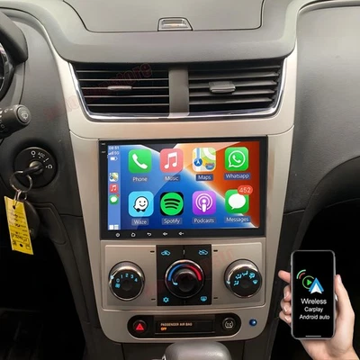 2+64GB Android 15 Carplay Car Stereo Radio GPS For Chevrolet Malibu 2008-2012 8" - Image 1 of 4