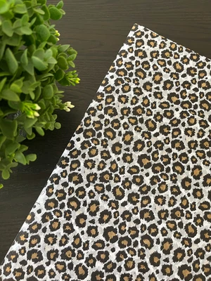 GOLDEN LEOPARD Design Tissue Paper Sheet Choose Size & Package Amount - Image 1 of 4