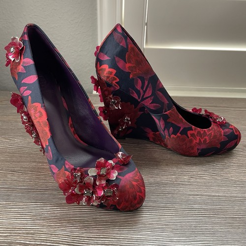 TORY BURCH Us intime ottimeioni cond Toryh Burchra" "Elm Na 3Doreale flore zeppaata stam rasoo o 7 m ezzo pr albblico pubblicoato cons