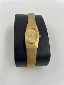 OROLOGIO VESTITO SEIKO DONNA (1F20-5C90) catena di sicurezza-batteria e OTTIMO! (7-7,5" W) - Foto 1 di 9