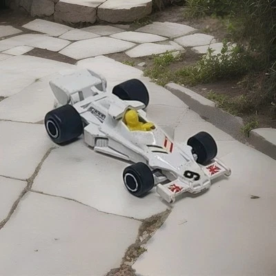 Vintage Majorette 1/50 Shadow DN5 White Loose 1983 245 Series France No.243 - Image 1 of 4