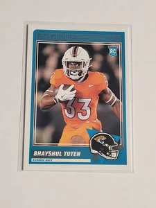 2025 Score - Rookies Bhayshul Tuten #80 Scorecard (RC) - Imagen 1 de 2