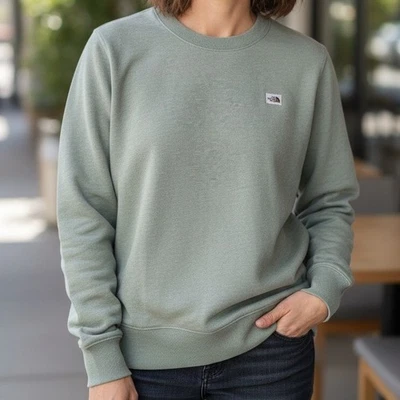 Sudadera Pullover The North Face para Mujer Cuello Redondo Verde XL Calce Relajado Foto 1 de 4